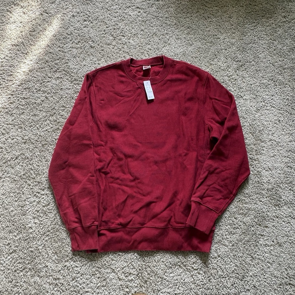 J‎ Crew Sportswear Thick Crew Neck Sweatshirt Men's Medium Pullover